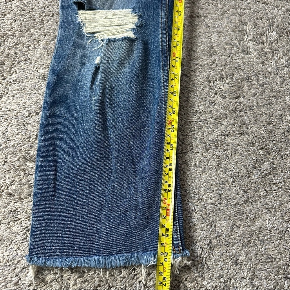 Abercrombie & Fitch Zoe Natural Rise Ankle Straight Jeans 25 0 high waist 90’s - Picture 7 of 8
